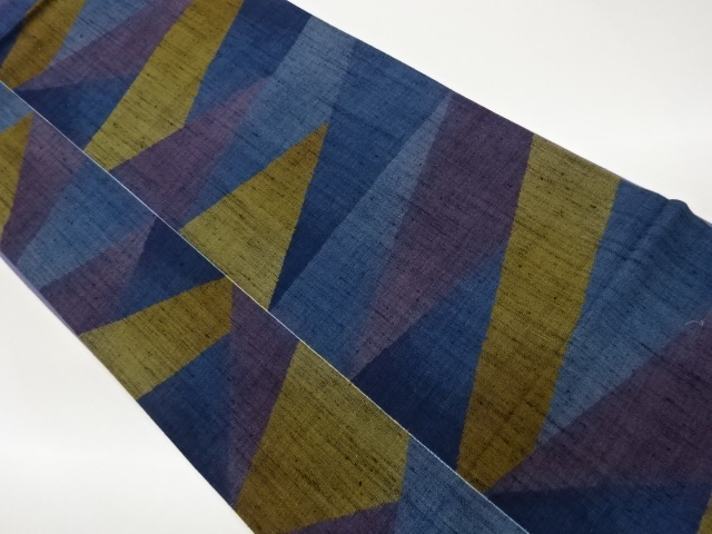 JAPANESE FUKURO OBI / TSUMUGI / WOVEN KIRIBAME STYTLE